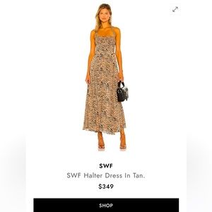 SWF Zebra print dress (never worn)